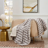 Blue Ridge Home Fashions MicroMink Sherpa Reversible Throw Blanket