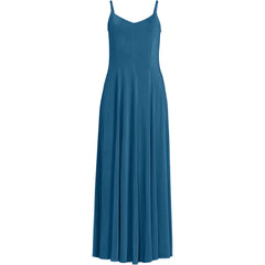 Women's Plus Size Silky Knit Godet Maxi Dress
