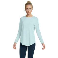 Women's Petite Long Sleeve Cooling Performance Tunic Tee
