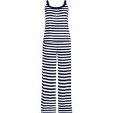 Women's Plus Size Cooling 2 Piece Pajama Set - Flowy Tank and Pants
