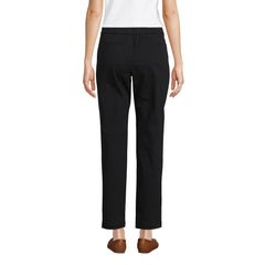 Women's Mid Rise Pull On Chino Ankle Pants