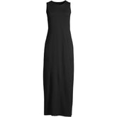 Women's Long Cotton Jersey Sleeveless Swim Cover-up Maxi Dress