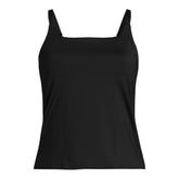 Women's D-Cup Square Neck Tankini Swimsuit Top