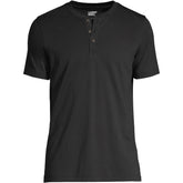 Men's Big Short Sleeve Cotton Supima Jersey Henley