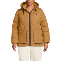 Women's Plus Size FeatherFree Insulated Diamond Quilted Jacket