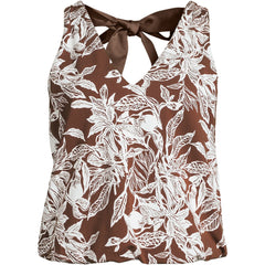 Women's Petite Lightweight Jersey Blouson Vneck Tank