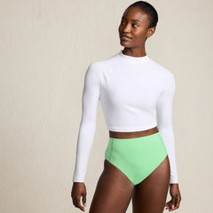 Women's SunShade UPF 50 Long Sleeve Cropped Rash Guard
