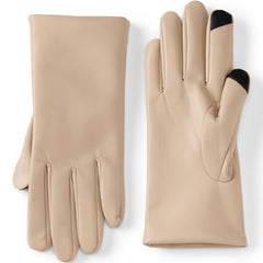 Women's Cashtouch Lined Faux Leather Glove