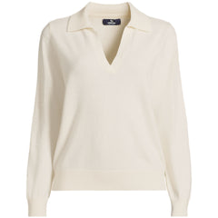 Women's Plus Size Cashmere Johnny Collar Sweater