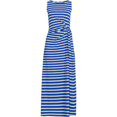 Women's Tall Cotton Modal Sleeveless Tie Waist Maxi Dress