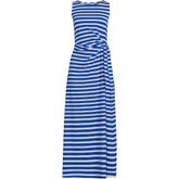 Women's Cotton Modal Sleeveless Tie Waist Maxi Dress