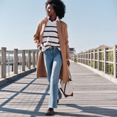 Women's Petite Recover Denim High Rise Flare Jeans