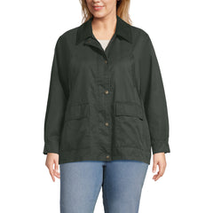 Women's Plus Size Waxed Barn Jacket