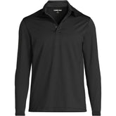School Uniform Men's Rapid Dry Long Sleeve Modern Fit Polo