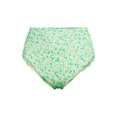 Women's Plus Size Tugless Scallop High Waisted Bikini Bottoms