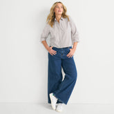 Women's Plus Size Recover Denim High Rise Extra Wide Leg Jeans
