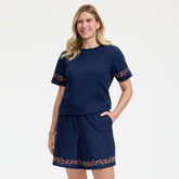 Women's Poplin Eyelet Shirt