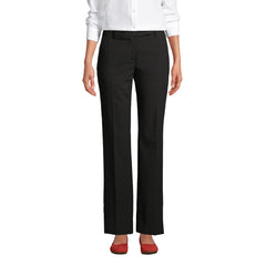 School Uniform Women's Petite Washable Wool Straight Modern Pants