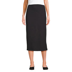Women's Petite Starfish Side Zip Midi Skirt