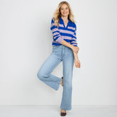 Plus Size High Rise Wide Leg Denim Jeans
