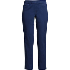 Women's Tall Mid Rise Pull On Chino Crop Pants