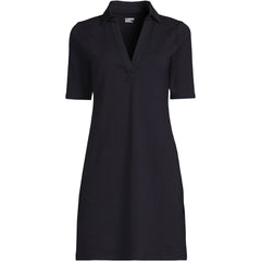 Women's Starfish Elbow Sleeve Polo Dress