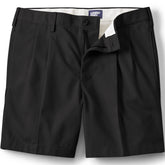 Men's No Iron 6" Comfort Waist Pleated Front Chino Short