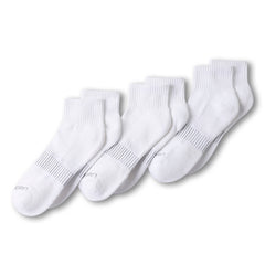Men's Performance Half Cushion Quarter Crew Socks 3 Pack