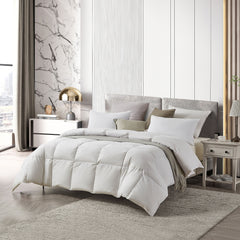 Farm to Home Organic Cotton 233 Thread Count All Season Warmth Feather and Down Comforter