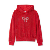Girls Velour Hoodie Sweatshirt