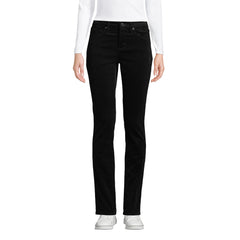 Women's Petite Mid Rise Straight Leg Corduroy Pants