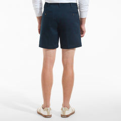 Men's No Iron 6" Pleated Front Chino Short