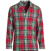 Men's Classic Fit Flannel Pajama Shirt