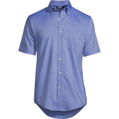 School Uniform Men's Big & Tall Short Sleeve Buttondown Oxford Sport Shirt