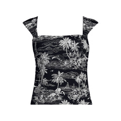 Women's Square Neck Underwire Tankini Top