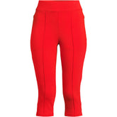 Women's Starfish High Rise Pintuck Capri Pants