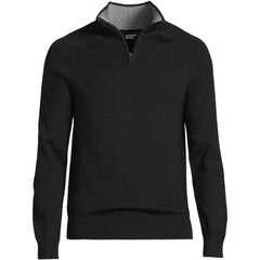 Unisex Big Cotton Modal Quarter Zip Sweater