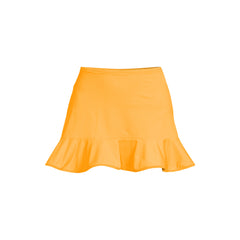 Women's Plus Size Ruffle Hem Mini Swim Skirt