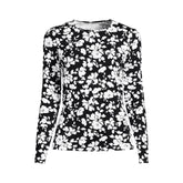 Women's Long Torso SunShade UPF 50 Long Sleeve Rash Guard Swim Tee