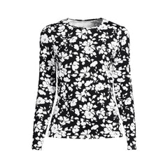 Women's Long Torso SunShade UPF 50 Long Sleeve Rash Guard Swim Tee