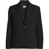 Women's Brushed Ponte Traditional Blazer
