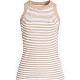 Women's Plus Size Micro Rib Crew Neck Tank