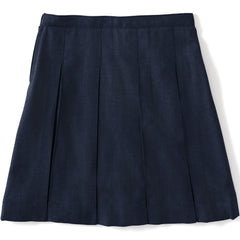 Girls Box Pleat Skirt Below the Knee