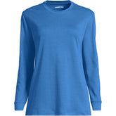 Women's Cotton Relaxed Long Sleeve Crew Neck