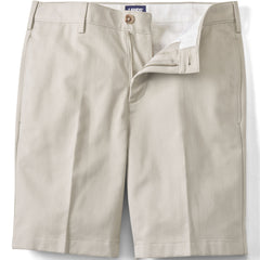 Men's Big No Iron 9" Plain Front Chino Short