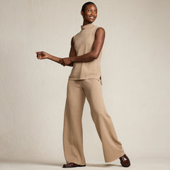 Women's Fine Gauge Cotton Sweater Pants