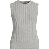 Women's Cotton Pointelle Shell Sweater