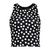 Women's Plus Size High Neck Racerback Midkini Top