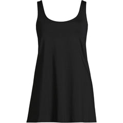 Women's D-Cup Scoop Neck Mini Swim Dress Swimsuit
