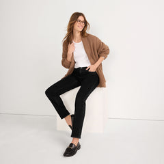 Women's Mid Rise Straight Leg Jeans